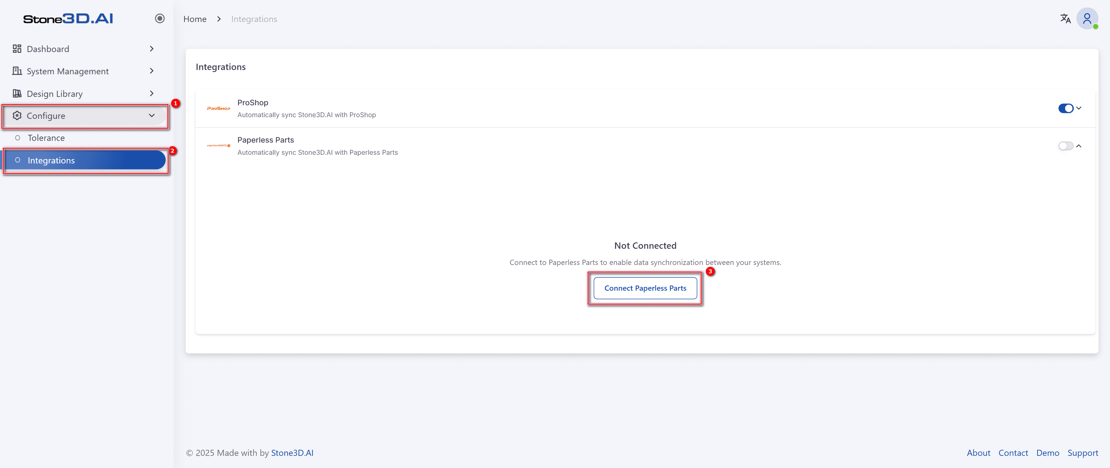 Paperless Parts Integration