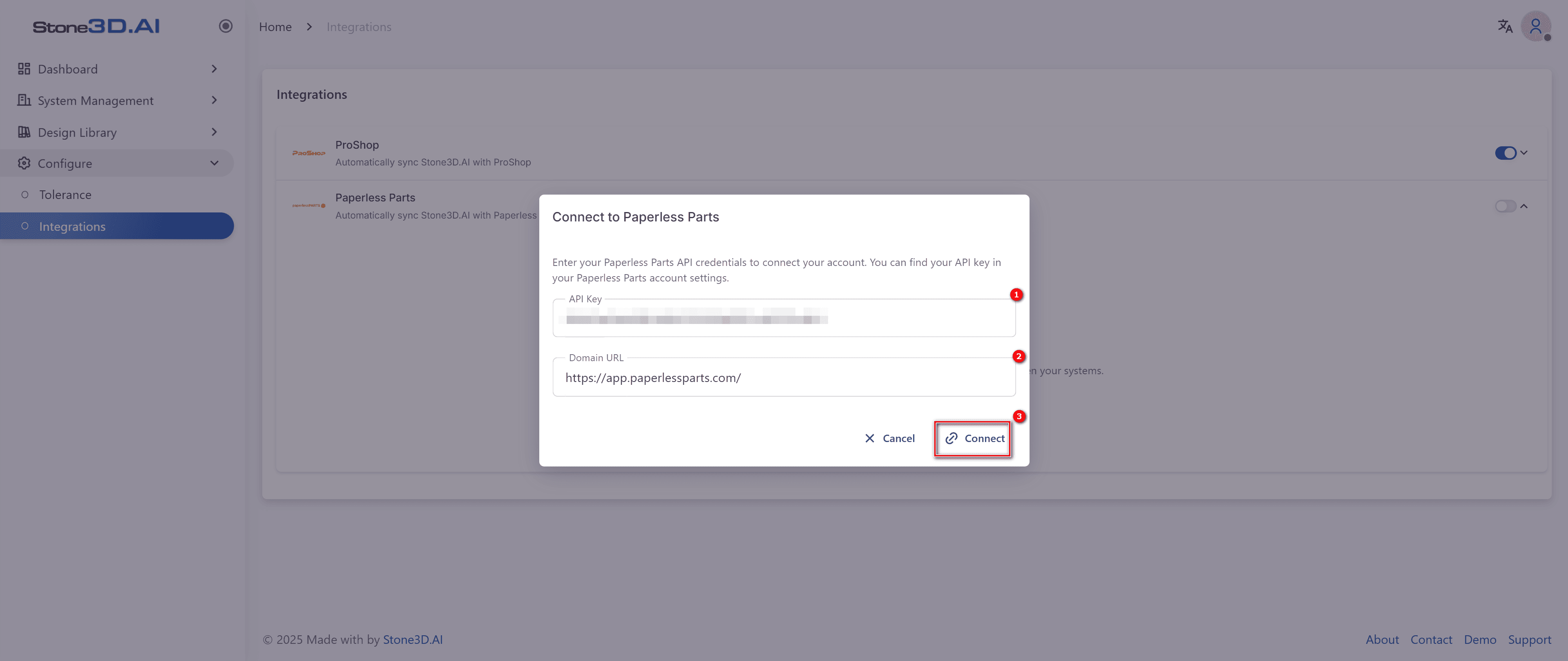 Paperless Parts Connect